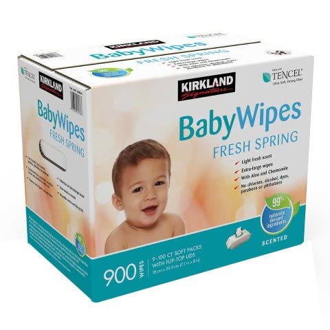 Kirkland Signature Baby Wipes (900 shops Wipes)