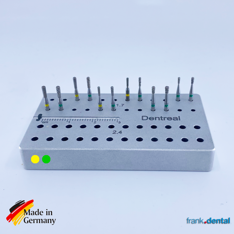 Conical Filler Preparation Dental Natural Diamond Bur Set