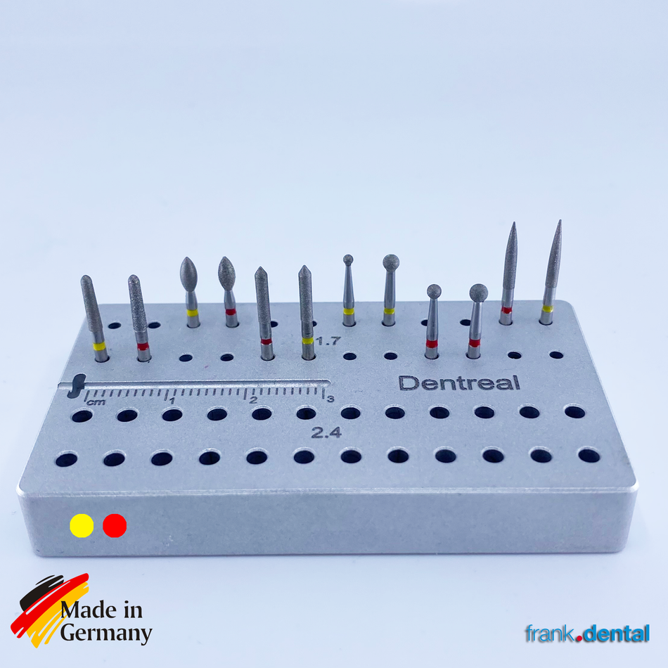 Dental Natural Diamond Bur - Composite Porcelain - Finishing and Polishing Set