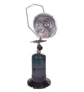 Compact one burner propane heater