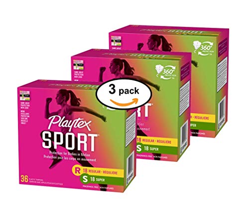 Playtex Sport Tampons, Regular and Super Absorbency