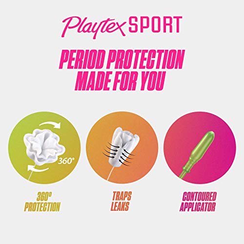 Playtex Sport Tampons, Regular and Super Absorbency