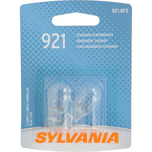 SYLVANIA ZEVO 921 T-16 W16W White LED Bulb, (Contains 2 Bulbs)