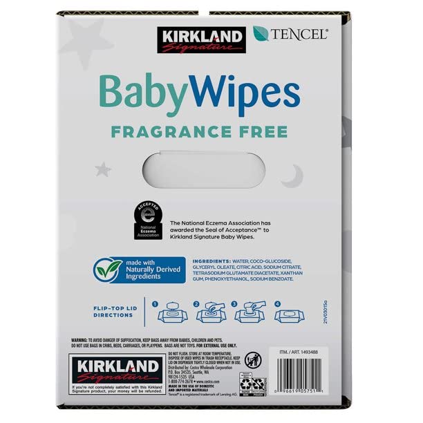 Kirkland Signature Baby Wipes 900 Count