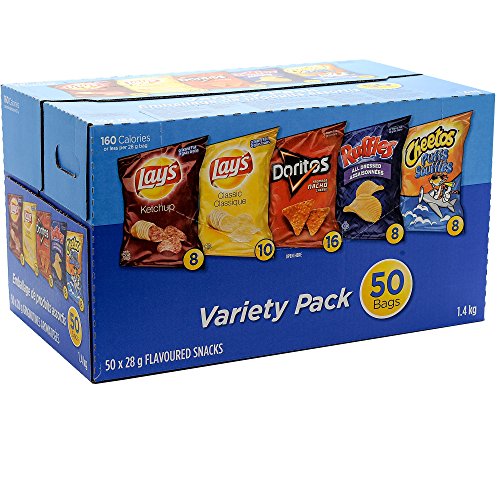 Frito Lay Variety Pack, 50 Bags 1.4 KG - Imported from Canada