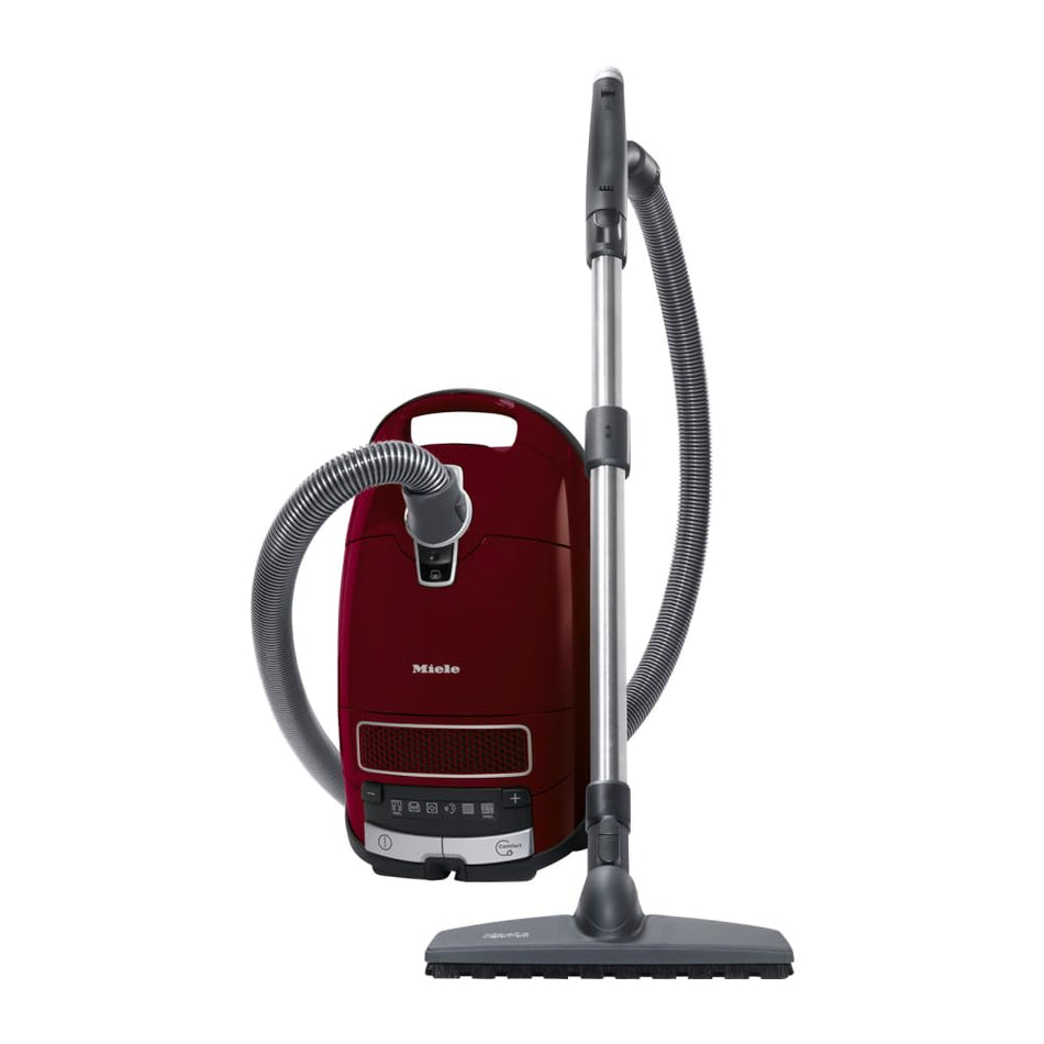 Miele Complete C3 Limited Edition Canister Vacuum, in Tayberry Red - Canister Vacuum Cleaner with Telescopic Tube for Convenient vacuuming