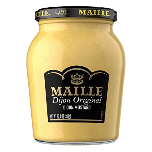 Maille Original Dijon Mustard 13.4 Oz Jar (Pack of 6) by Maille