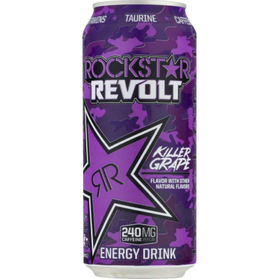 Rockstar Revolt Killer Grape -12 X(473ML)
