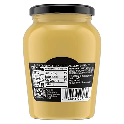 Maille Original Dijon Mustard 13.4 Oz Jar (Pack of 6) by Maille