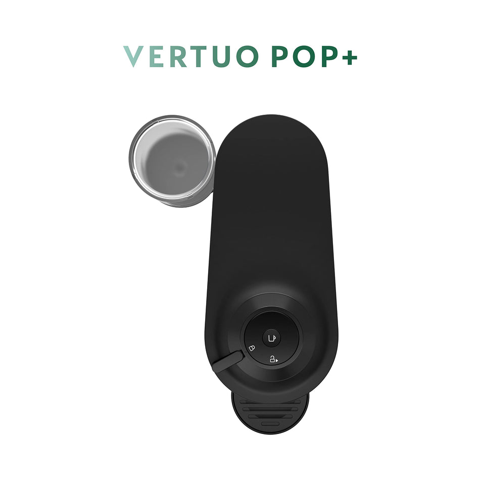 Nespresso Vertuo Pop+ Coffee and Espresso Machine by De'Longhi, Liquorice Black