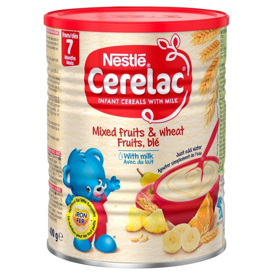 Nestle Cerelac, Mixed Fruits and Wheat with Milk, 14.1 Ounce Can by Cerelac