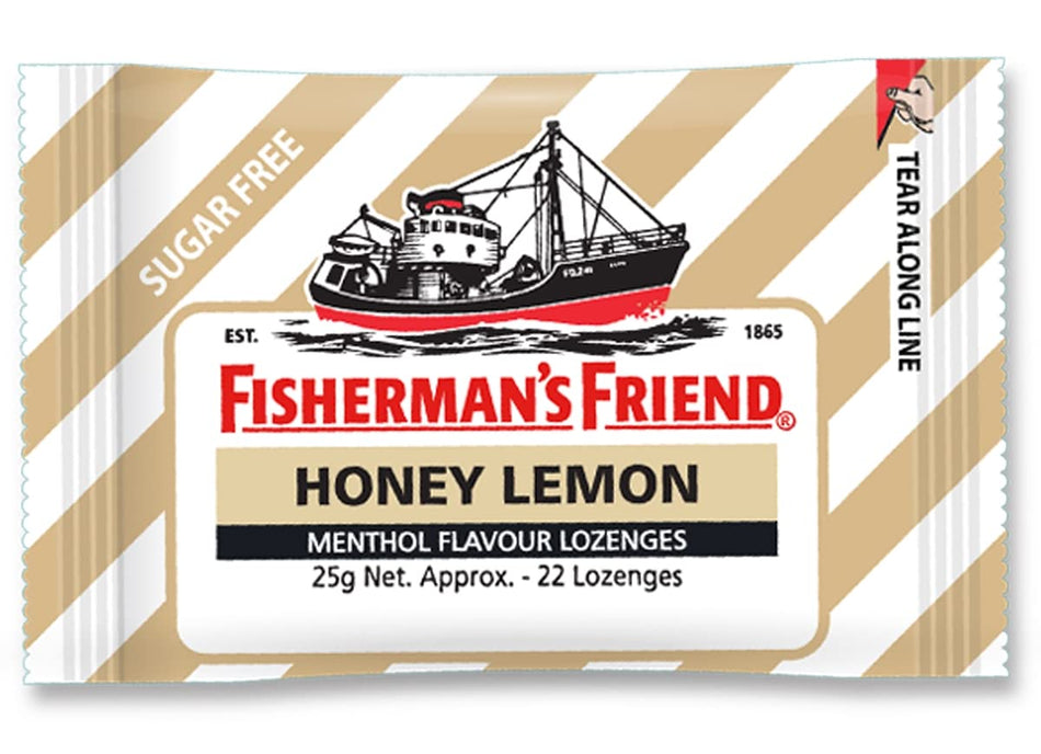 Fishermans Friend Honey Lemon Sugar Free 25g x 12