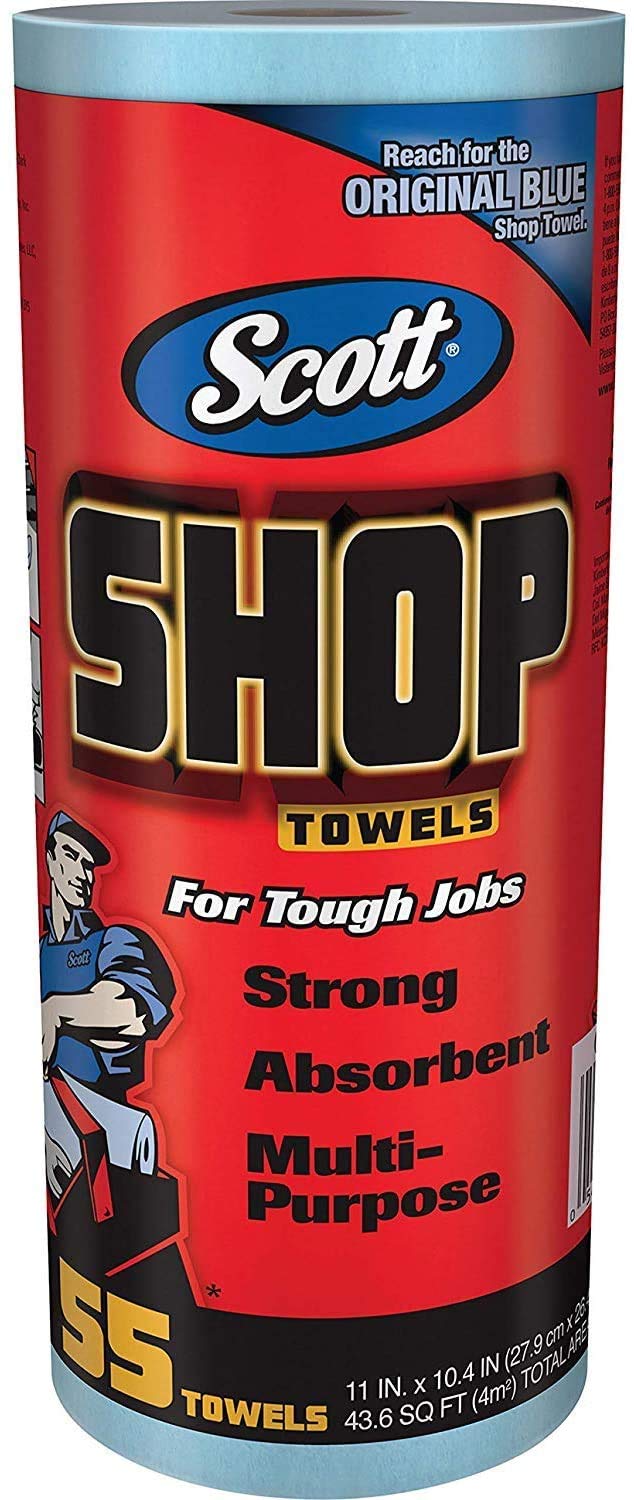 Scott 75130-10PK Shop Towels, 55 Towels - Pack of 10