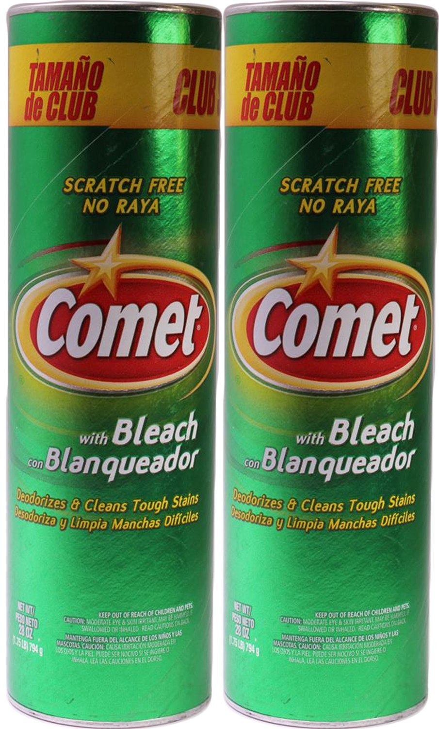 Comet Cleanser with Bleach 28 ounce, (Pack of 2)