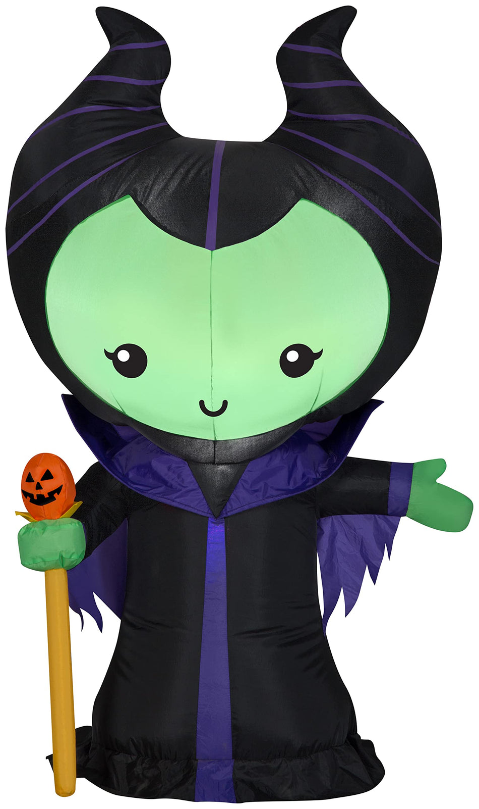 Gemmy Airblown Inflatable Maleficent, 3.5 ft Tall, Black