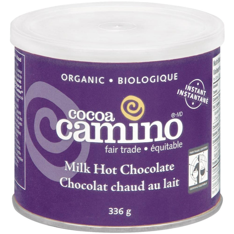 Camino Organic Instant Hot Chocolate - Milk Hot Chocolate (6x336g)