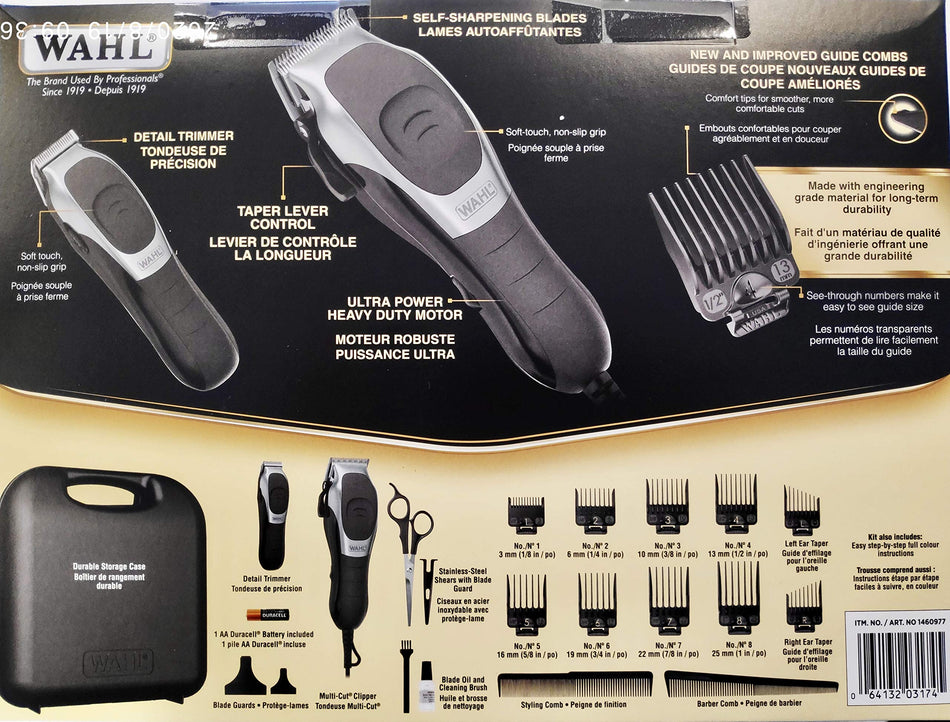 WAHL Deluxe Complete Haircutting Kit Model #3174