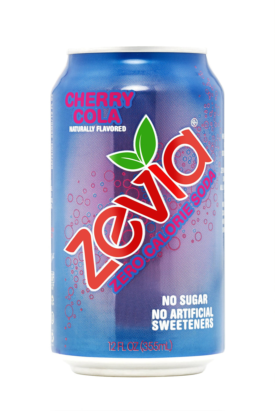 Zevia Zero Calorie Soda, Cherry Cola, 12-Ounce, Pack of 24