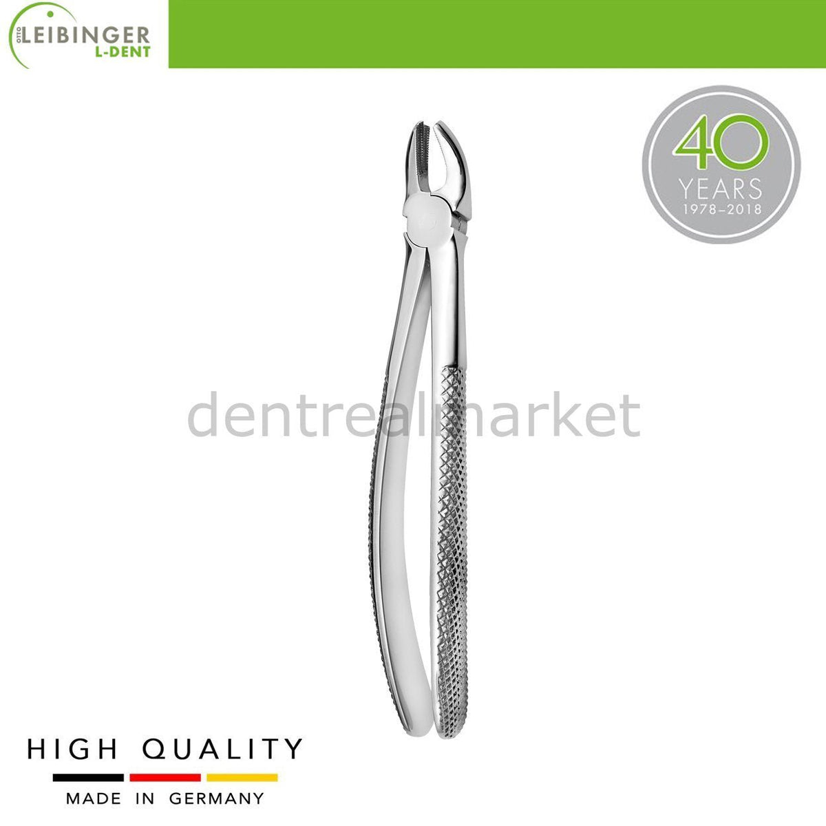 Leibinger - Adult Extracting Forceps 17 - Forceps for Right Upper Molars