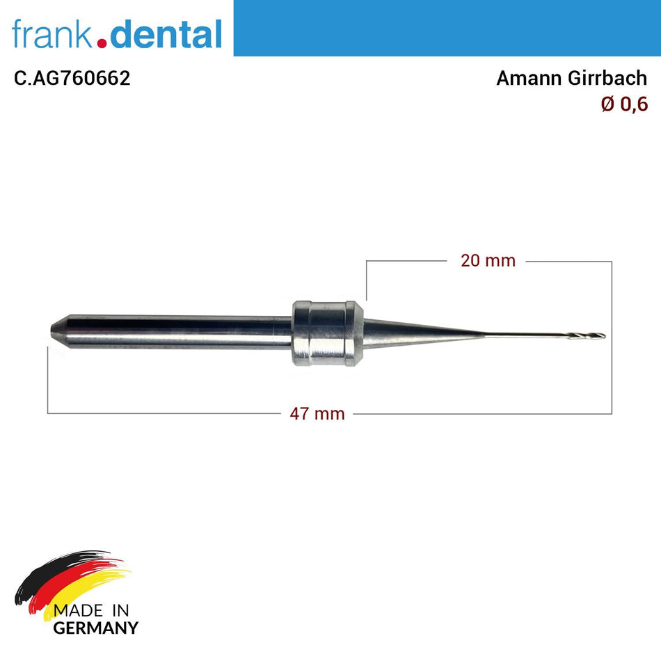 Frank Dental - Amann Girrbach Cad Cam Drill 0.6 mm