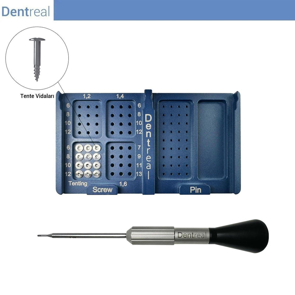 Dentreal - Bonefix GBR Membrane Tenting Screw Kit - Dental Tenting Screw Kit