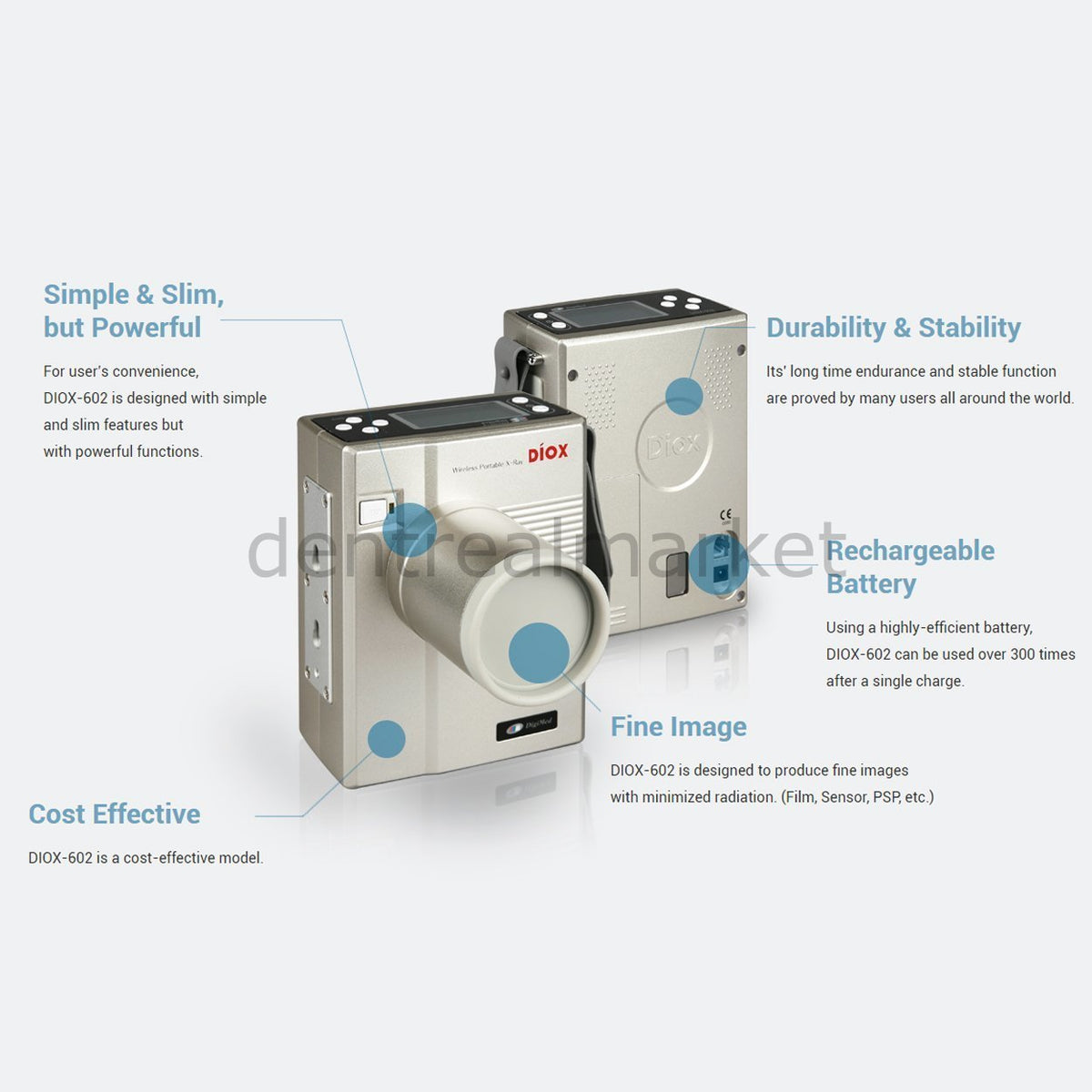 Digimed - Diox Portable Dental DC X - Ray Device