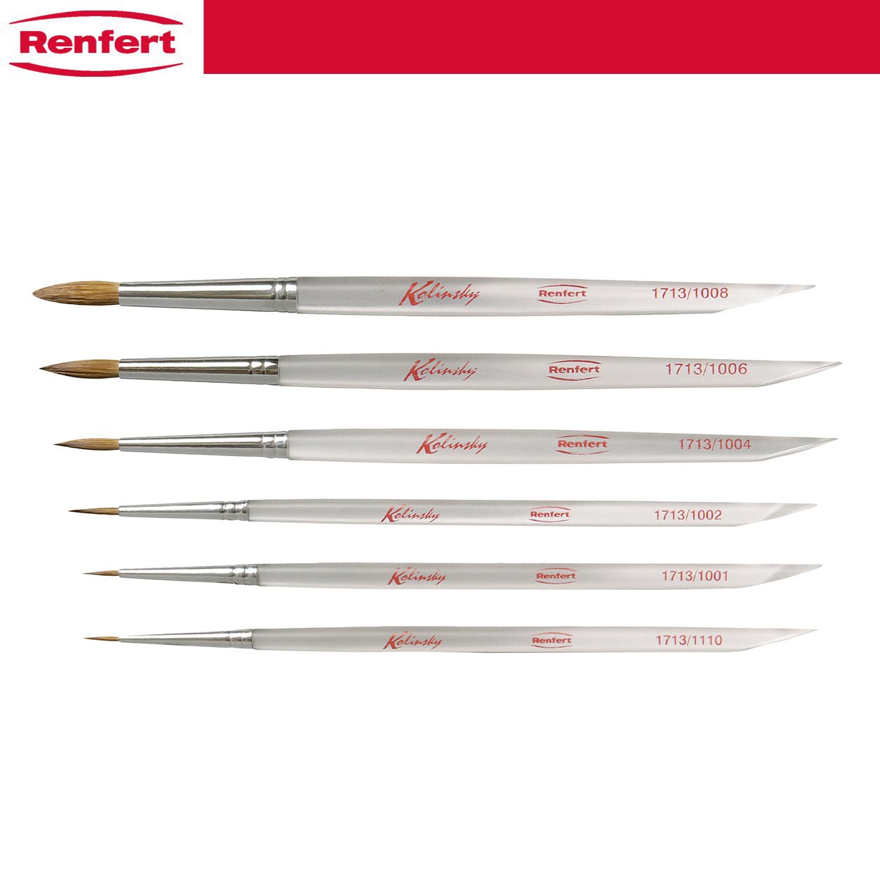 Renfert - Kolinsky Bristle Brush Kit