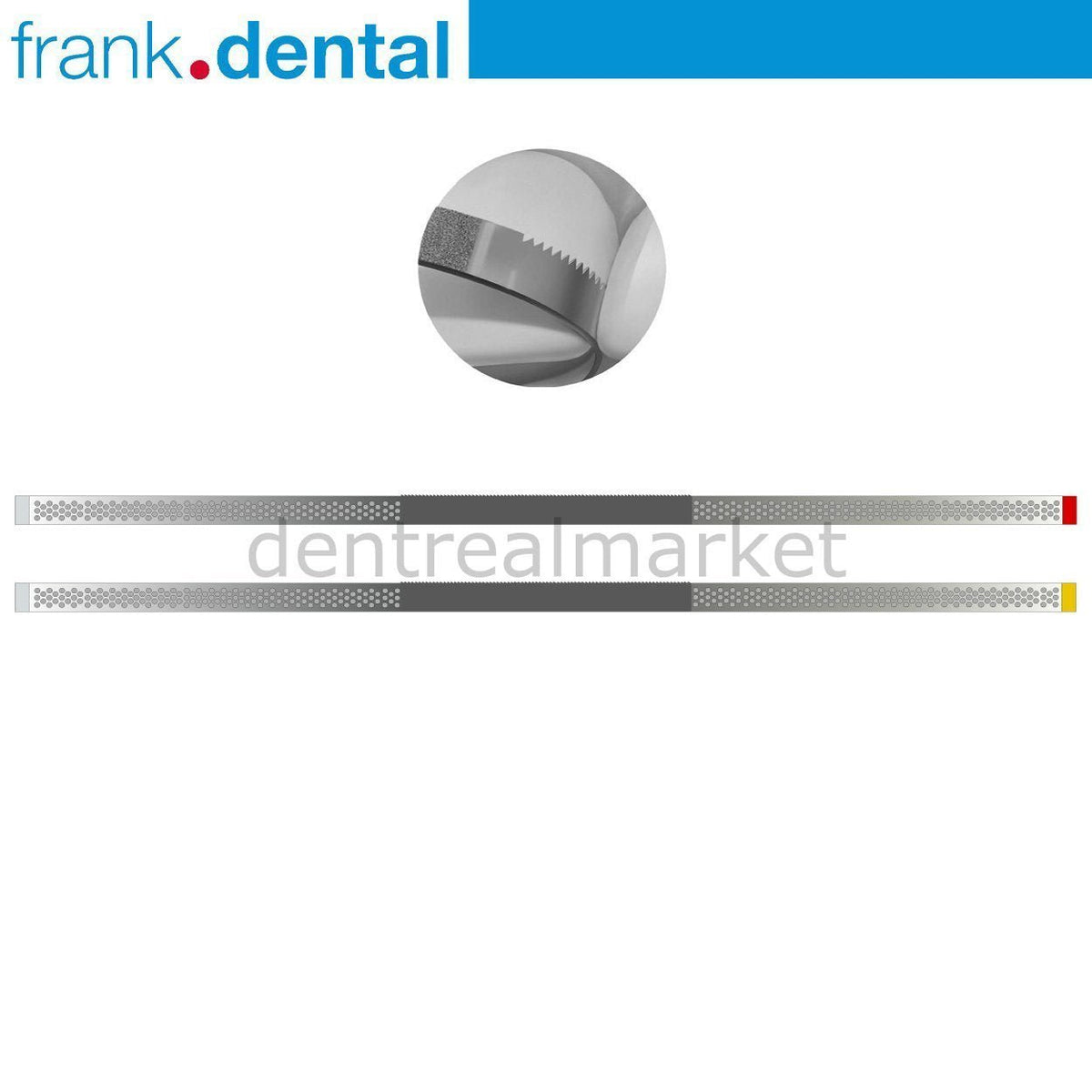 Frank Dental - Metal Saw - Perforated Interface Sander - 2,5mm