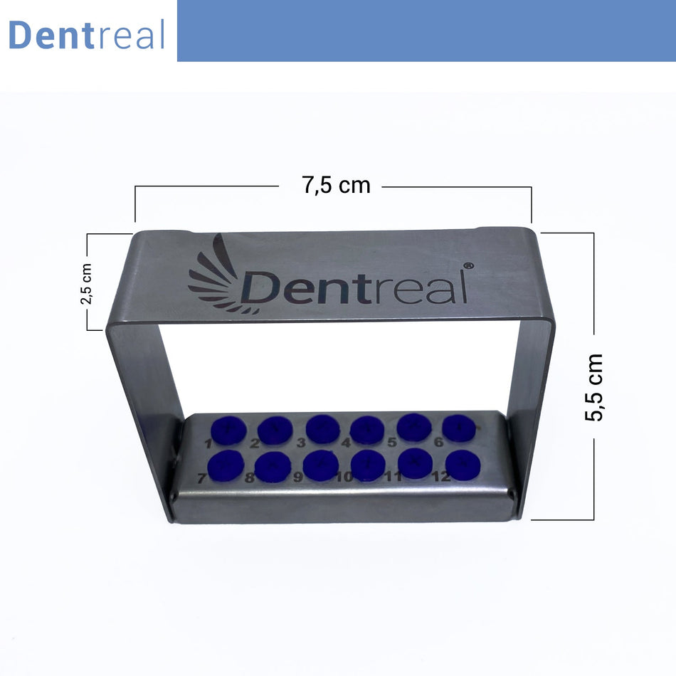 Dentrealmarket Steel Bur Stand - Autoclavable