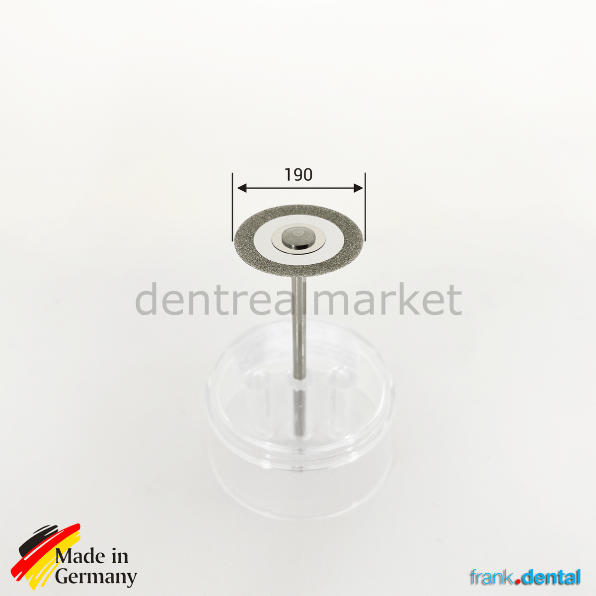 Frank Dental - Ortho Diamond Disc Interface Separe - 355 - 19mm Double Sided Etching