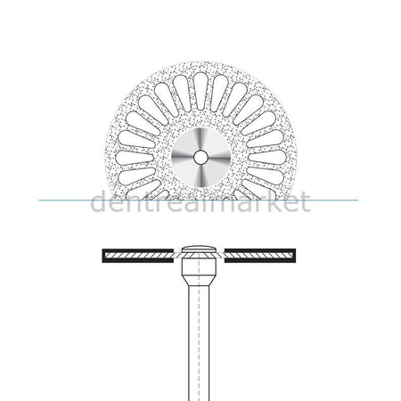 Frank Dental - Ortho Diamond Disc Interface Separe - Double Sided Etching