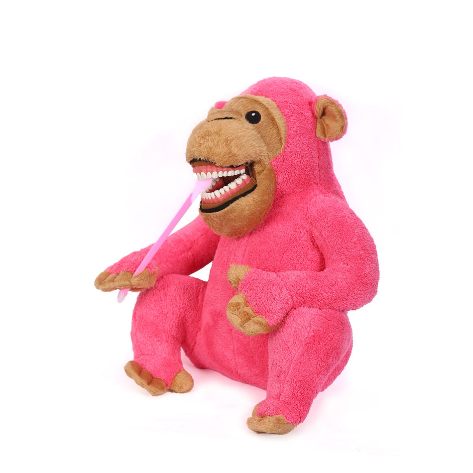 Pink Monkey Tooth Brush Teaching Model