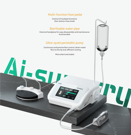 Woodpecker - Piezosurgery Ai Surgery Ultrasonic Bone Cutter With Led Handpiece - Ultrasurgery