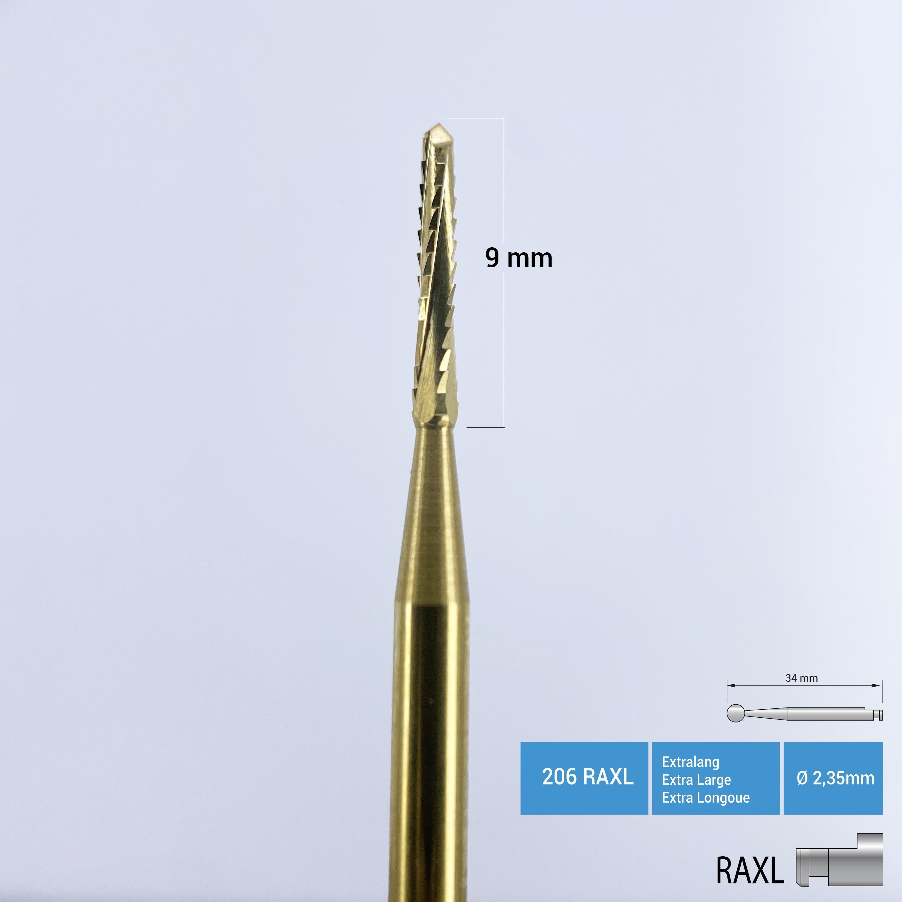 Frank Dental - Titanium Coated Carbide Lindemann Bone Cutter - 162 RA