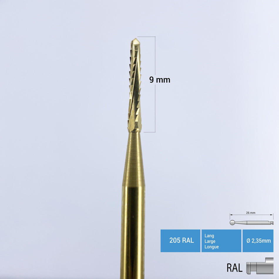 Frank Dental - Titanium Coated Carbide Lindemann Bone Cutter - 162 RA