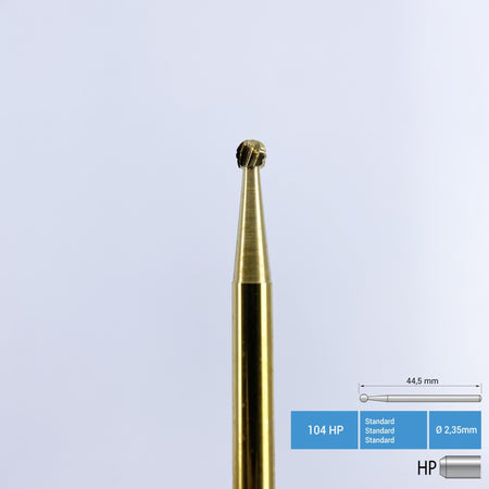 Frank Dental - Titanium Coated Carbide Surgery Bur - 141A HP