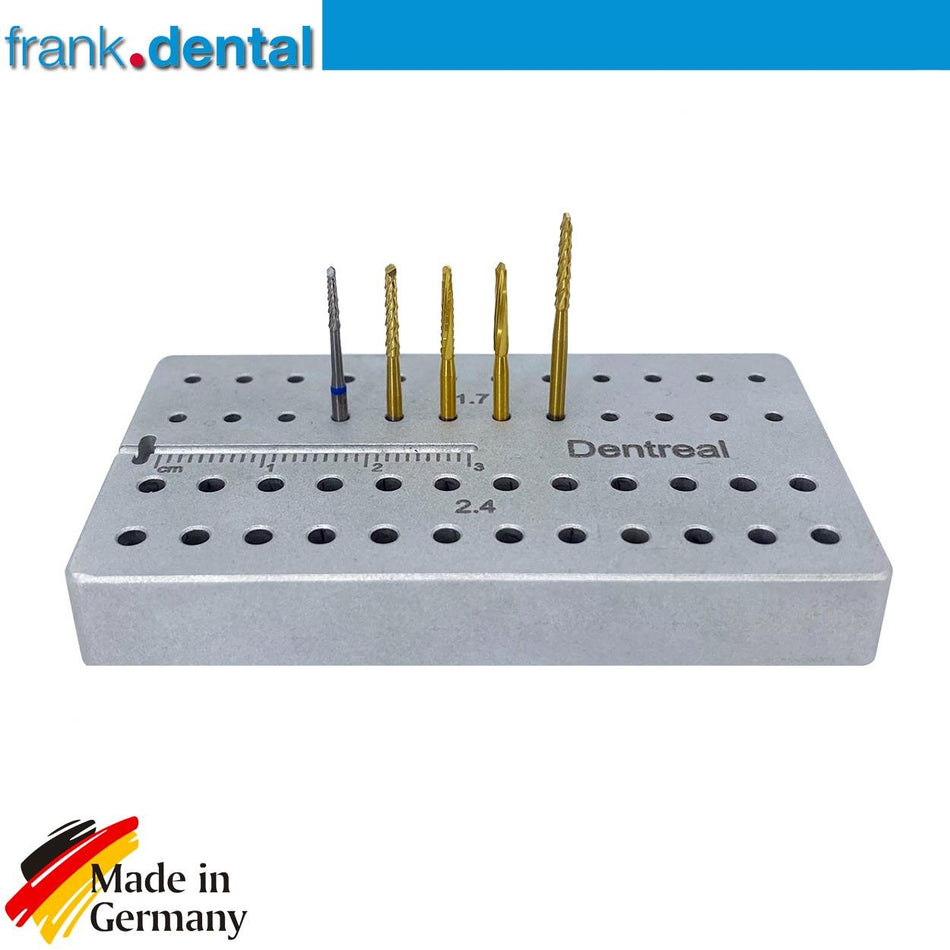 Frank Dental - Titanium Root Separation - Bone Cutting Lindemann Bur Set