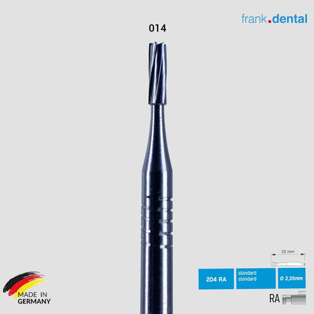 Frank Dental - Tungsten Carpide Bur - C.21RA - for Contra - Angle - 5 Piece