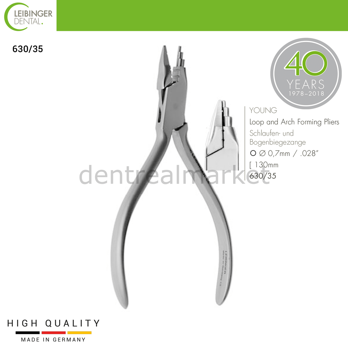 Leibinger - Young Loop And Arch Forming Pliers - 130 mm