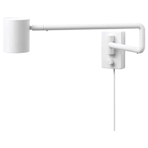 Ikea Nymane Wall lamp with Swing arm White 003.570.09