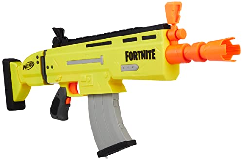 Hasbro Fortnite AR-L Nerf Elite Dart Blaster Nerf Fortnite Elite Darts Flip Up Sight for Youth, Teens, Adults