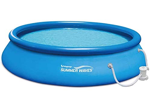 SUMMER WAVES 12FT X 30IN Quick Set Pool with Filter Pump