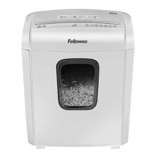 Fellowes Microshred 6M Micro-Cut Shredder - (White)