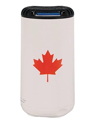 Thermacell Patio Shield Mosquito Repeller, Canada Day - White & Red Maple Leaf Highly Effective Mosquito Repellent for Patio; No Candles or Flames, DEET-Free, No Odour, Bug Spray Alternative; Includes 12-Hour Refill (Canada Day - White & Red Maple Leaf)