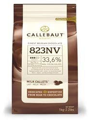 Callebaut Milk 823 Chocolate 33.6% 2.5 kg