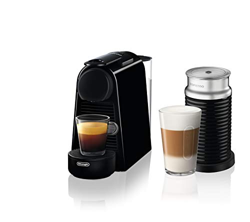 Nespresso Essenza Mini Coffee Machine by DeLonghi with Aeroccino Milk Frother