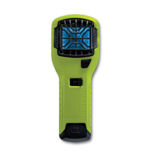 Thermacell MR300 Portable Mosquito Repeller, Hi Vis; Contains Fuel Cartridge, 3 Mosquito Repellent Mats; 15-ft Zone of Protection, 12 Hours of Mosquito-Free Relief Included; DEET-Free, No Spray