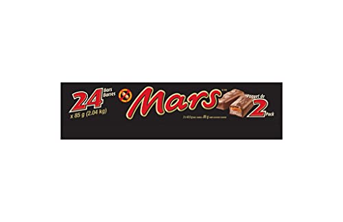 Mars 2-Piece King Size Chocolate 85g, 24-Count