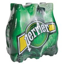 Perrier Natural Sparkling Water - Regular, PET (4x6/500ml)