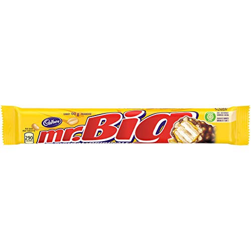 Cadbury Mr.Big 60g Original Chocolate Bar, 24CT